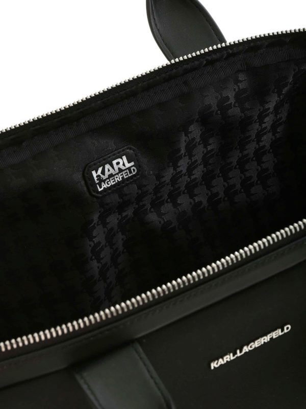 Totes bags Karl Lagerfeld - K/Ikonik Laptop handbag in black - 205W3242999