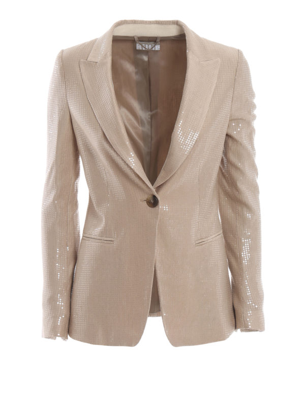 KILTIE: Blazer - Blazer - Beige