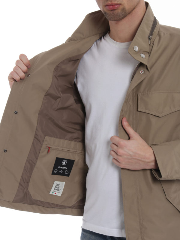 KIRED】 Dark Khaki Jacket in Italy - ミリタリージャケット