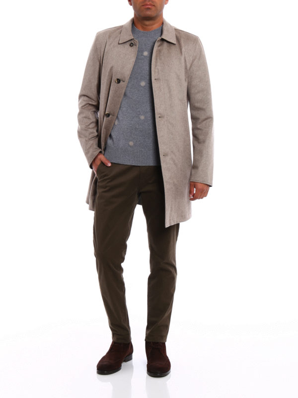 Kired: short coats online - Peak reversible raincoat
