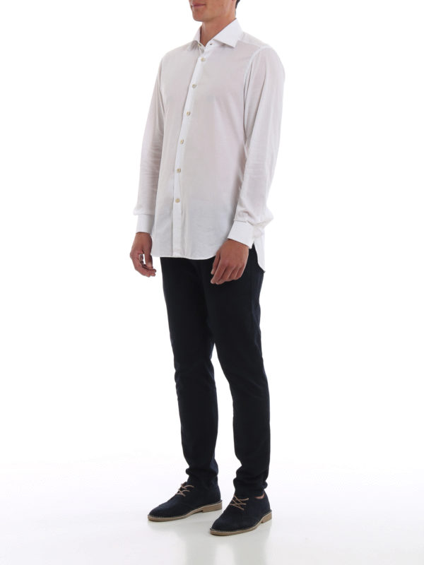 KITON: Hemden online - Hemd - Weiß