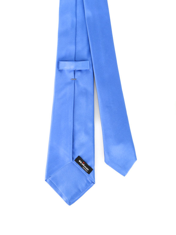 KITON: Corbatas y pajaritas online - Corbata - Azul Claro