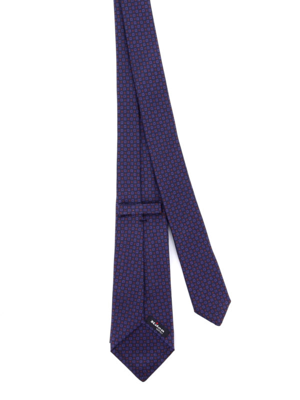 KITON: ties & bow ties online - Patterned silk tie