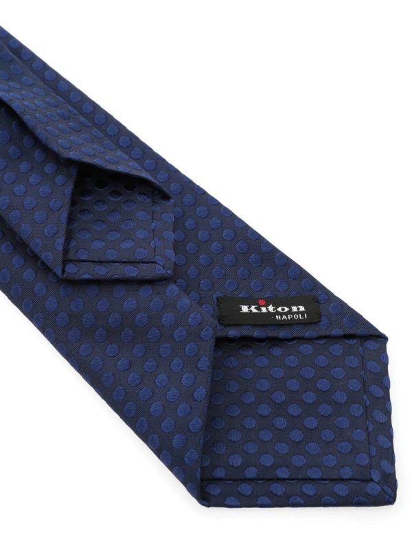 KITON: Krawatten und Fliegen online - Krawatte - Gepunktet