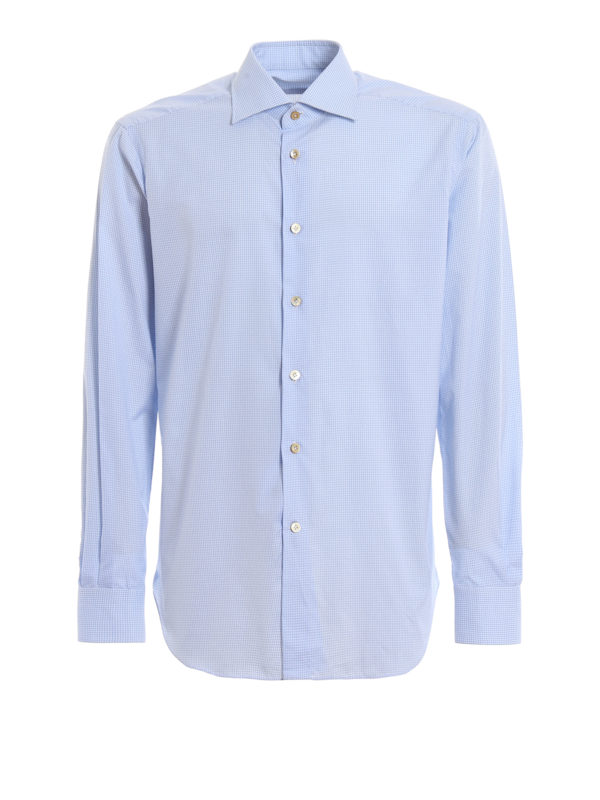 KITON: Hemden - Hemd - Hellblau