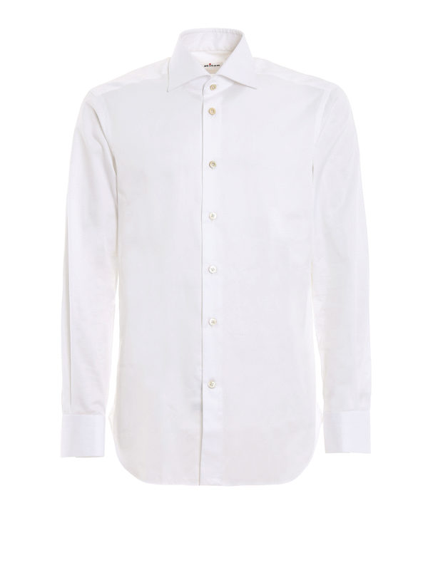 KITON: Hemden - Hemd - Weiß