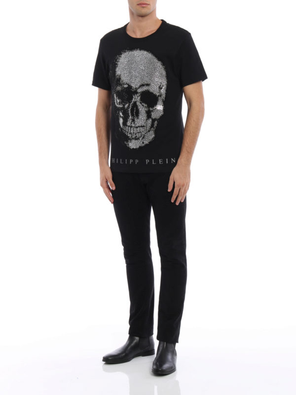 T-Shirt - Schwarz shop online: PHILIPP PLEIN