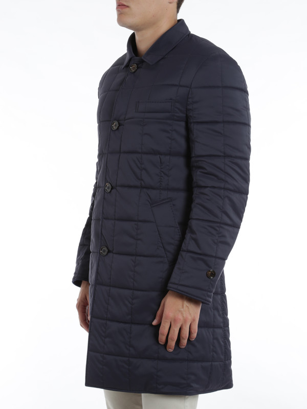 knee length coats shop online Redingote reversible coat