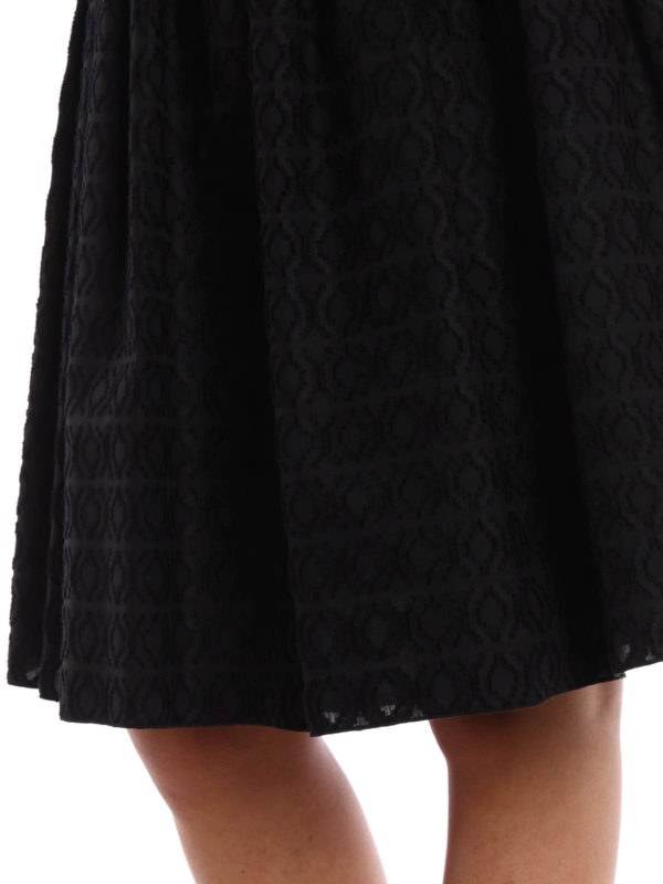 Knee length skirts & Midi shop online Damask pattern skirt