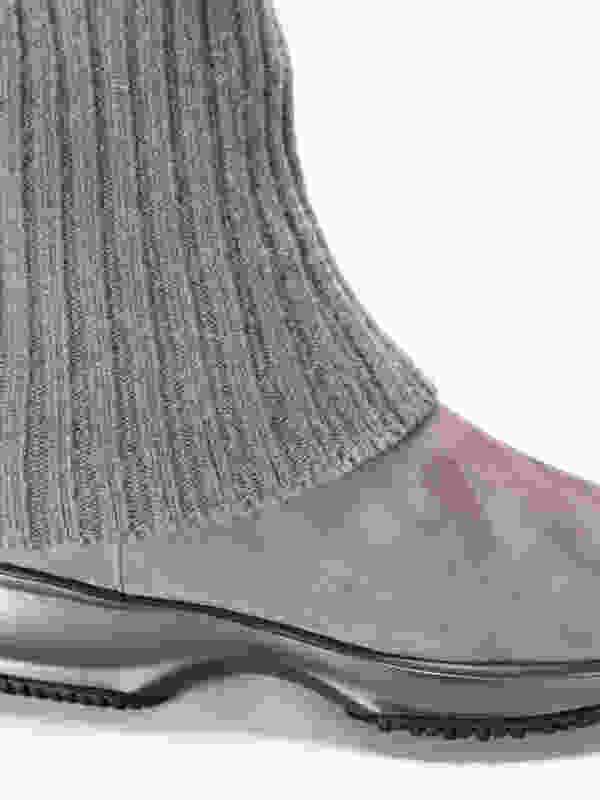 Knitted cuff ankle boots shop online: HOGAN