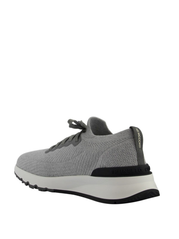 Knitted running sneakers shop online: BRUNELLO CUCINELLI