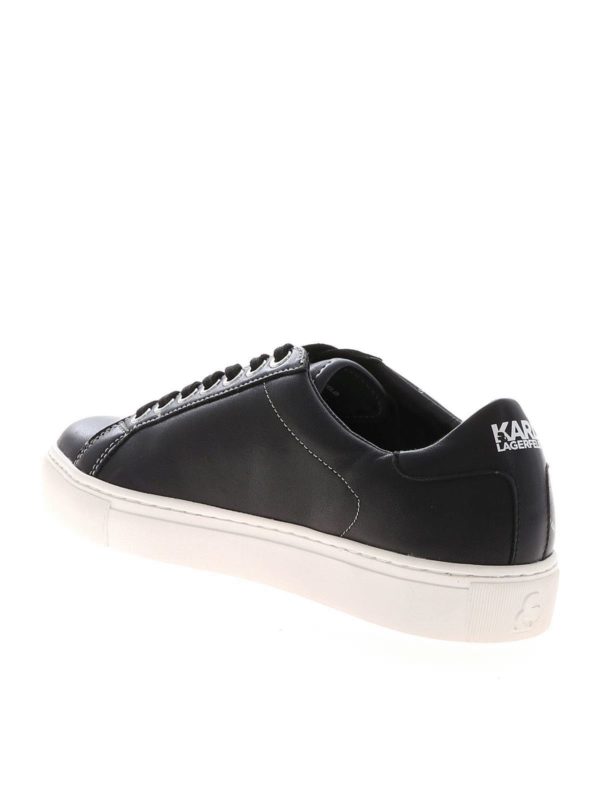 Kupsole Icon sneakers in black shop online: KARL LAGERFELD