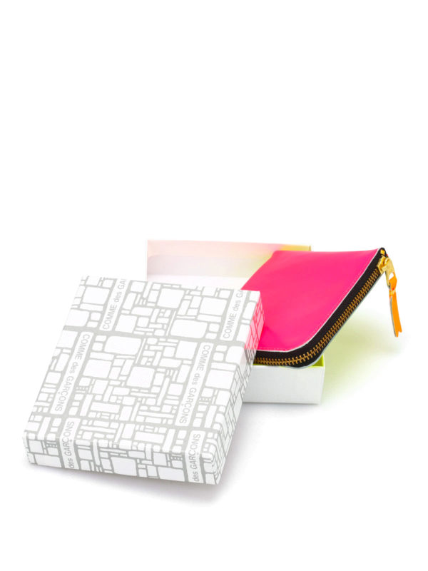 L-zip Super Fluo wallet shop online: COMME DES GARCONS