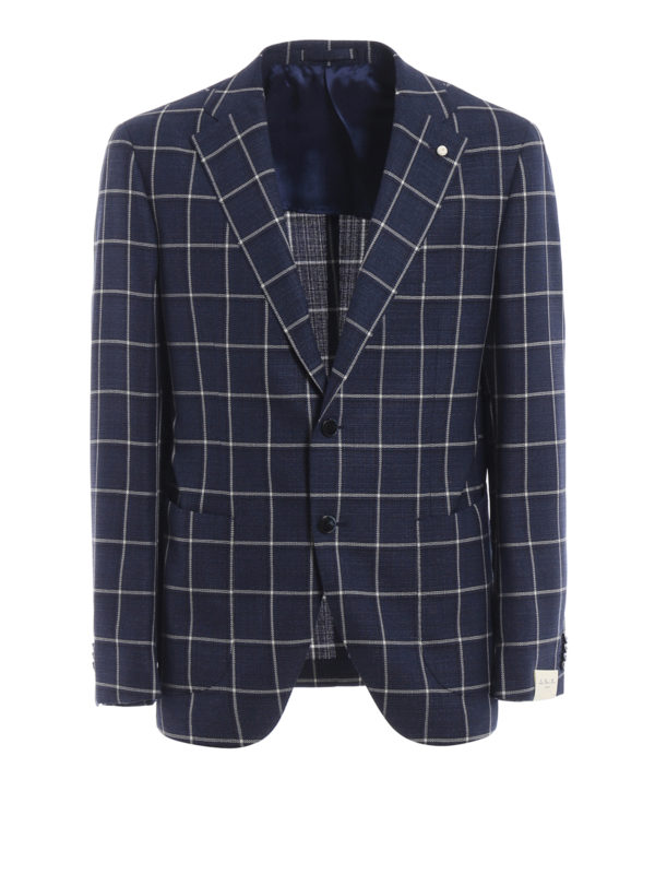 L.B.M 1911: blazers - Oxygen® check wool blazer
