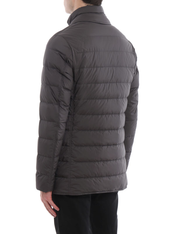 La Giacca dark grey padded blazer shop online: HERNO