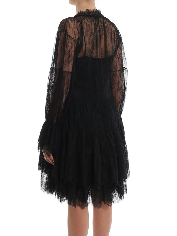 Robe Au Genou - Noir shop online: ERMANNO SCERVINO