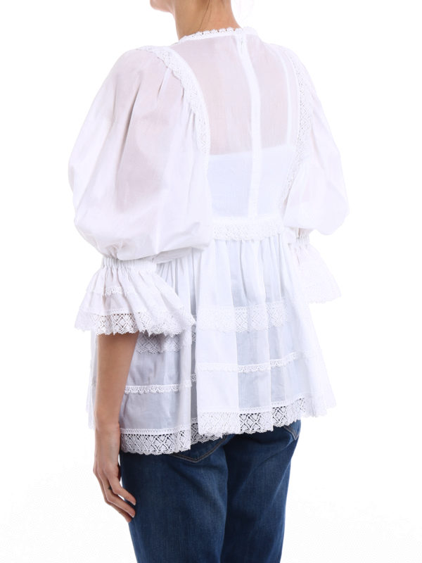 Bluse - Weiß shop online: DOLCE & GABBANA