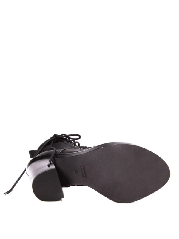 Lace-up boot sandals shop online: ANN DEMEULEMEESTER