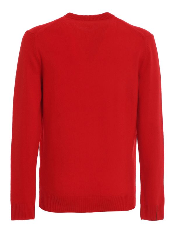 LACOSTE: Strickpullover mit Rundhalsausschnitt online - Rundhalspullover - Rot