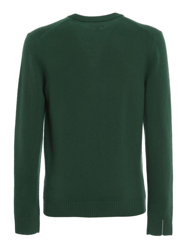 LACOSTE: Strickpullover mit Rundhalsausschnitt online - Rundhalspullover - Grün