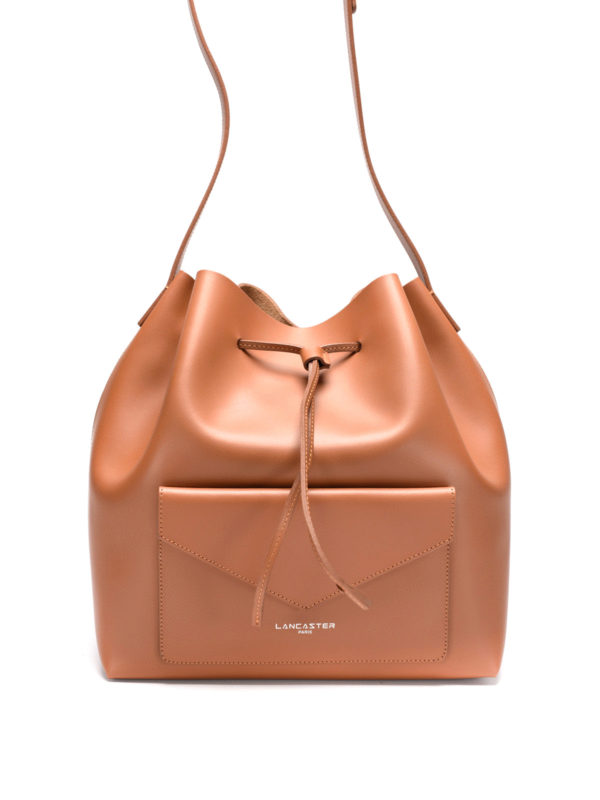 LANCASTER: Sacs seau  - Sac Seau Marron Clair Pour Femme