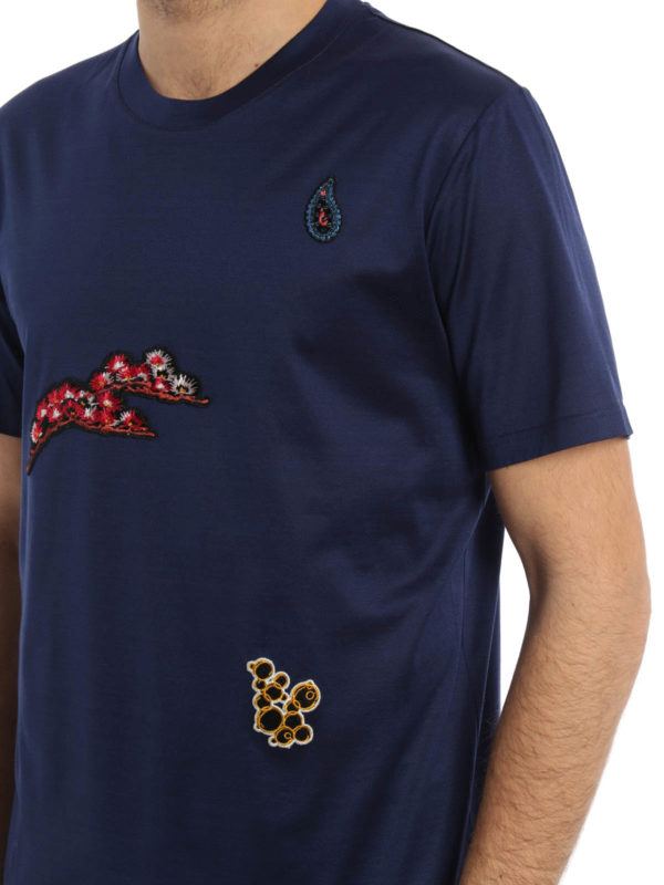 LANVIN buy online Embroidered patch T-shirt