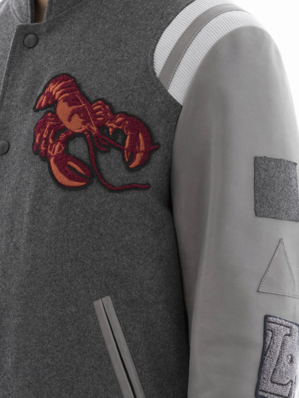 LANVIN buy online Wool blend and leather jacket