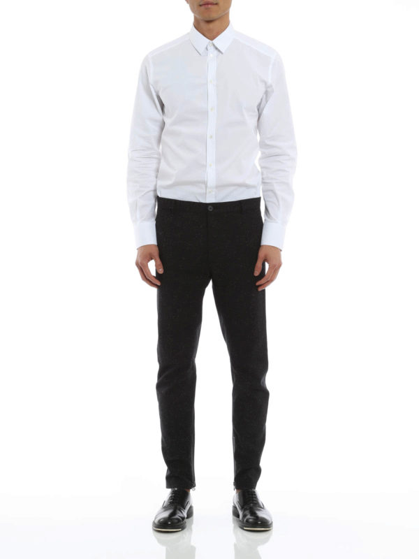 LANVIN: casual trousers online - Ankle zip trousers