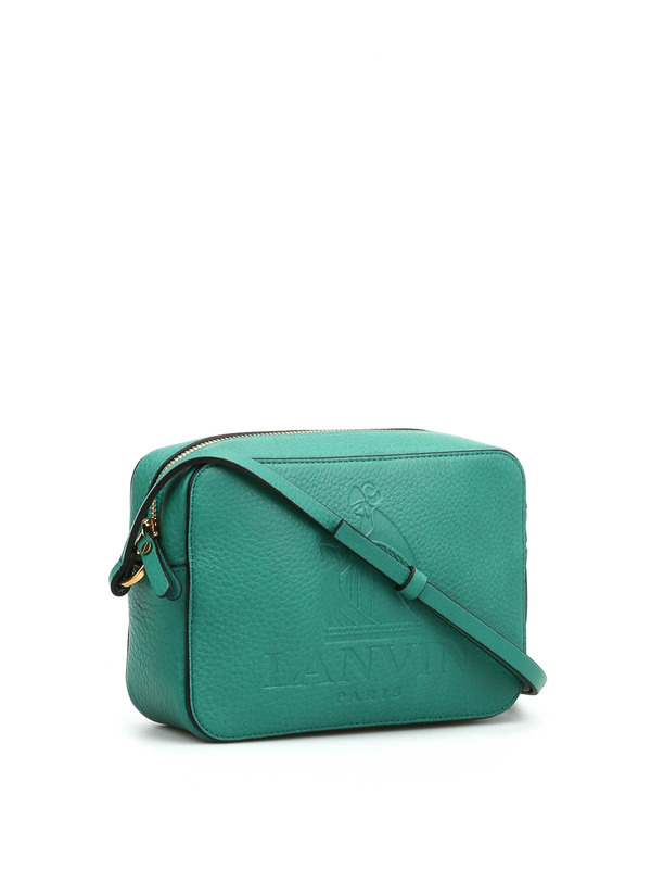 LANVIN: borse a tracolla online - Mini borsa a tracolla in pelle