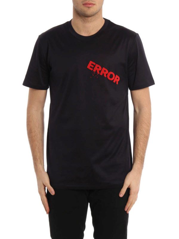 LANVIN: t-shirts online - Error embroidered T-shirt