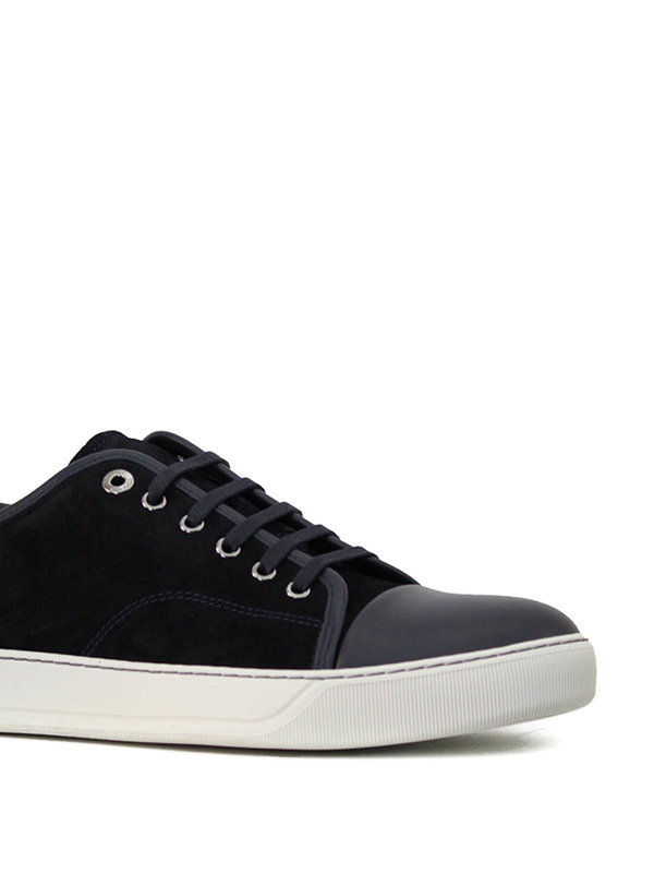 LANVIN: trainers online - Suede nappa sneakers