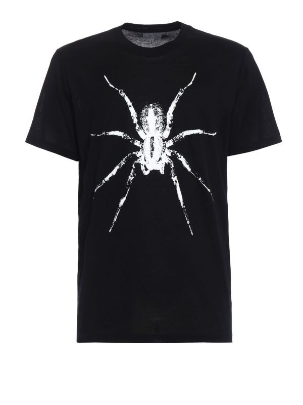 LANVIN: t-shirts - Spider print T-shirt
