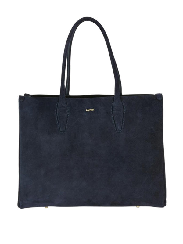 LANVIN: Handtaschen - Shopper - Dunkelblau