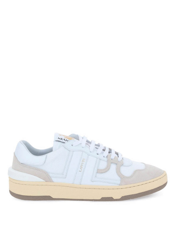LANVIN: trainers - Bumper leather sneakers