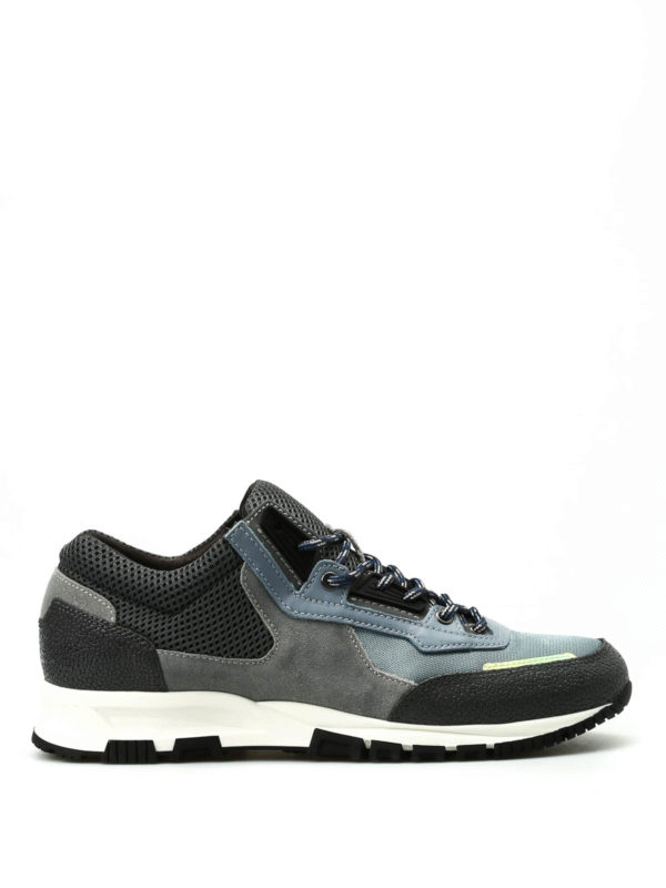 LANVIN: trainers - Suede and leather running  sneakers