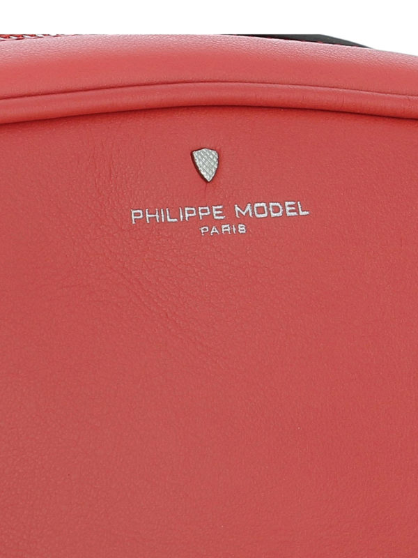 Laval red leather bag shop online: PHILIPPE MODEL
