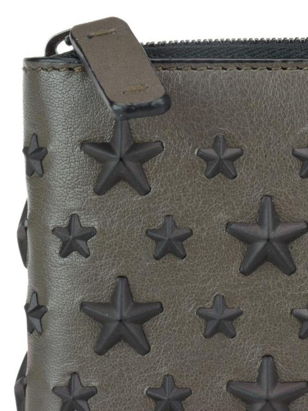 Lawrence wallet with mixed stars shop online: JIMMY CHOO