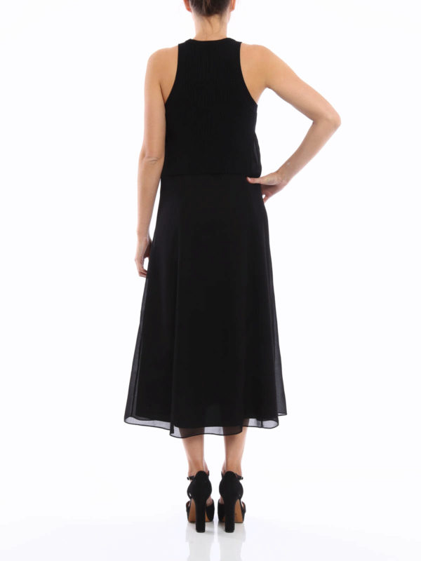 alexander wang layered dress Layered Shirt Dress in ASH WHITE