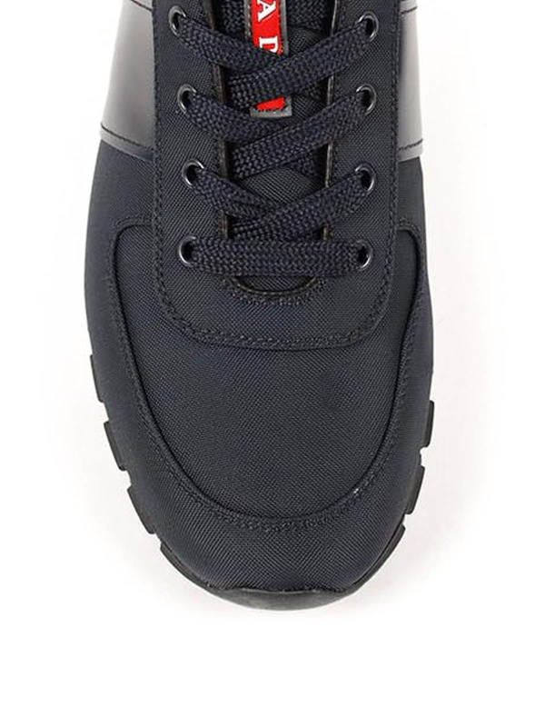 Prada Linea Rossa Leather and nylon trainers - Men|4E2718OLS008
