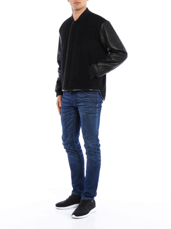 レザーコート メンズ - 黒 shop online: Marni