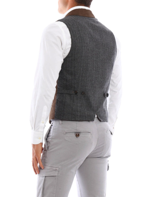 Chaleco Marrón Para Hombre shop online: ELEVENTY