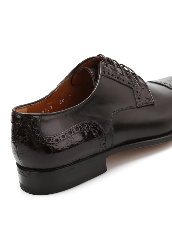 Leather derby shoes shop online: CORNELIANI