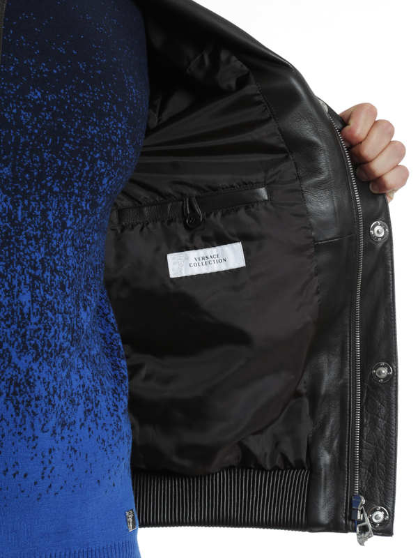 レザーコート メンズ - ダークブラウン