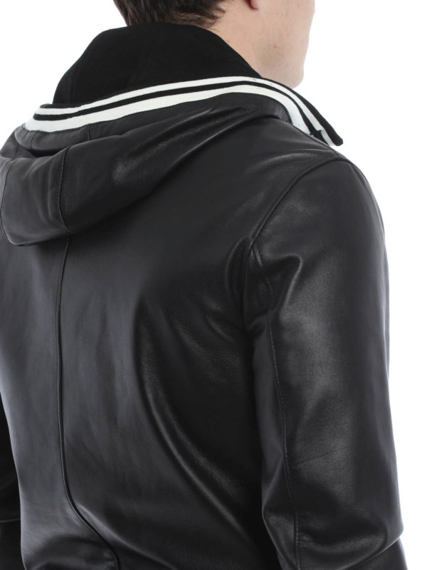 Lederjacken shop online Lederjacke Fur Herren - Schwarz