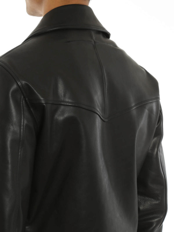 leather jacket shop online Leather biker jacket