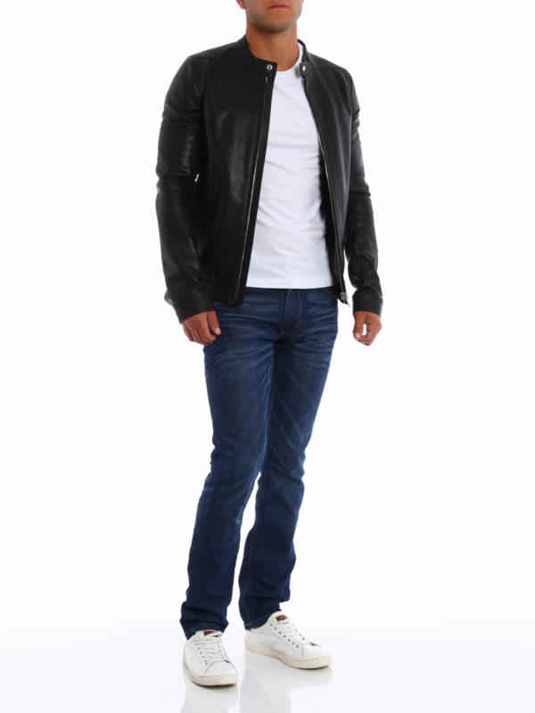 Leather jacket shop online: RICK OWENS HUN