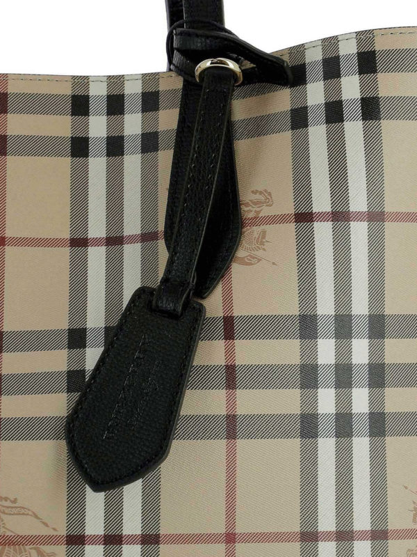 Leather medium reversible tote shop online: BURBERRY