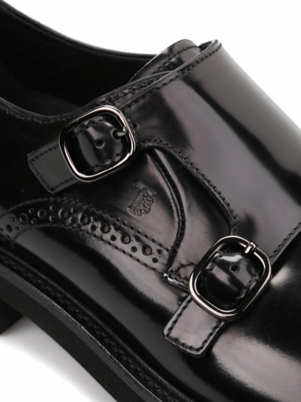 Leather monk-strap shop online: TOD