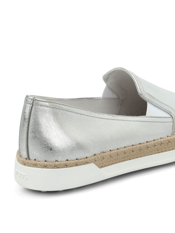 Leather slip-ons shop online: TOD