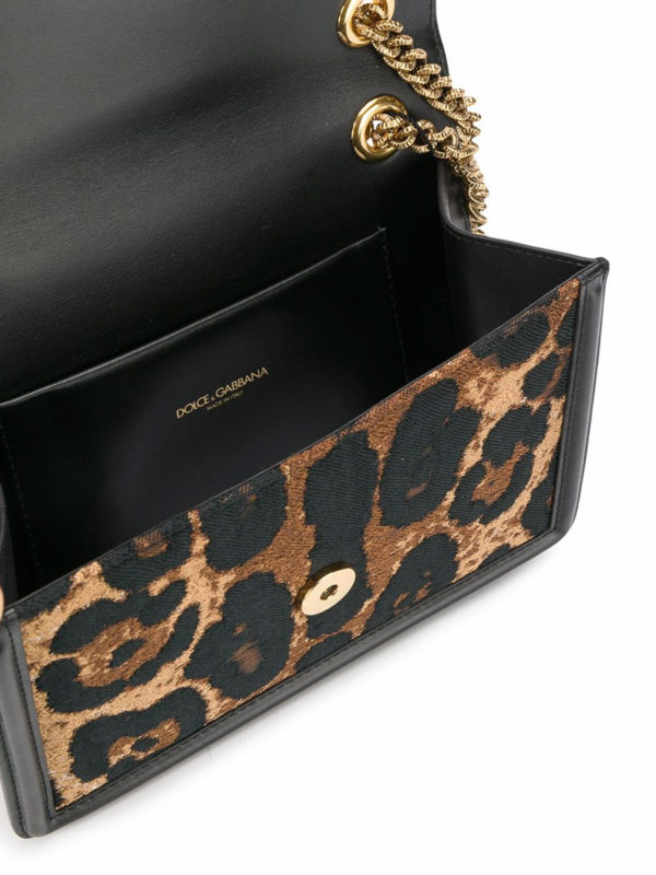 Leopard print Devotion medium bag shop online: DOLCE & GABBANA